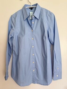 Ann Taylor Light Blue Button-Down Dress Shirt - New With Tags